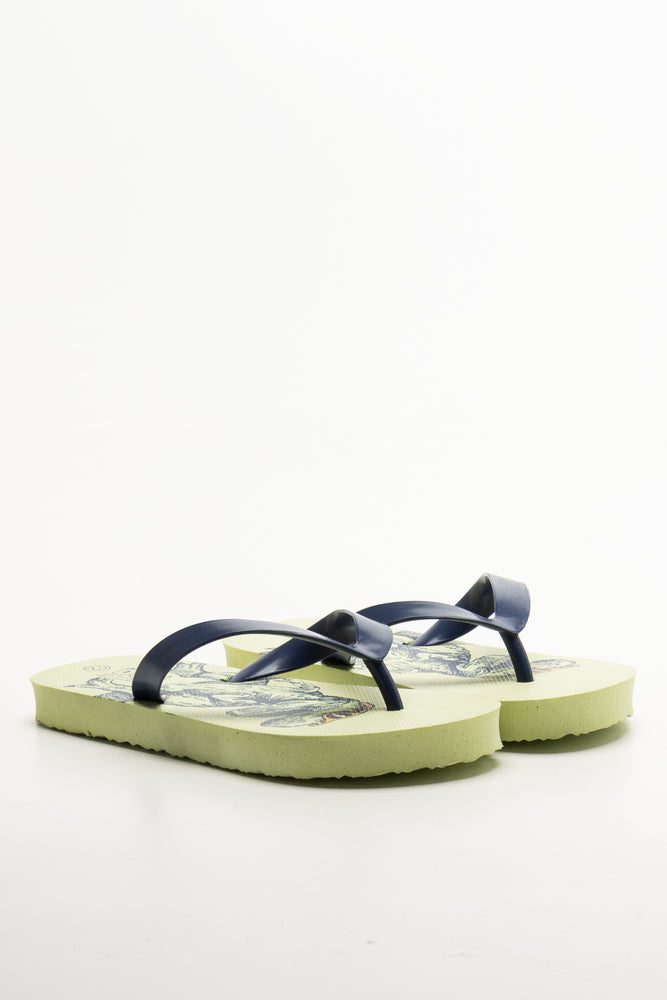 Dino Flip Flop Lime Green