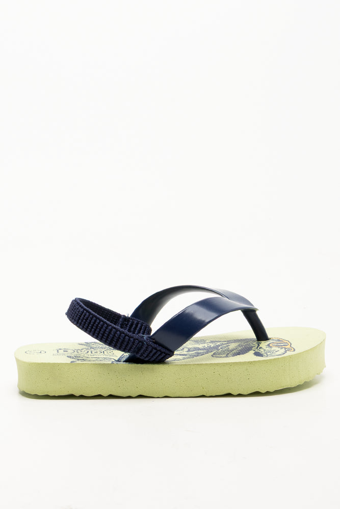 Dino Flip Flop Lime Green