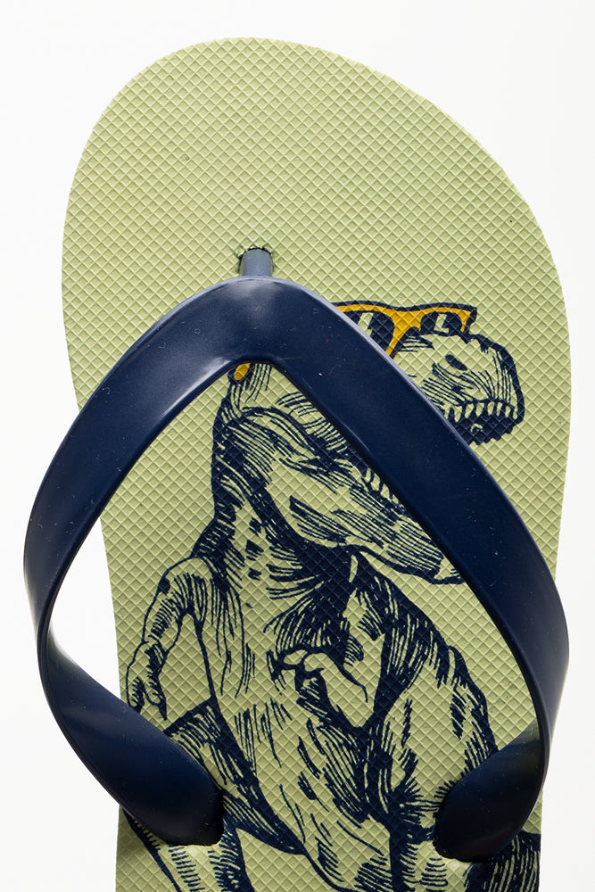 Dino Flip Flop Lime Green (4)