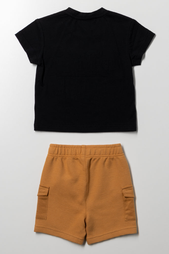 2 Piece Set Black And Brown (3)