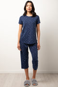 Capri Pyjama Set Navy