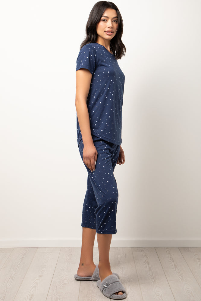 Capri Pyjama Set Navy