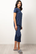 Capri Pyjama Set Navy (1)
