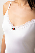 2 Pack Floral Chemises White And Pink (6)