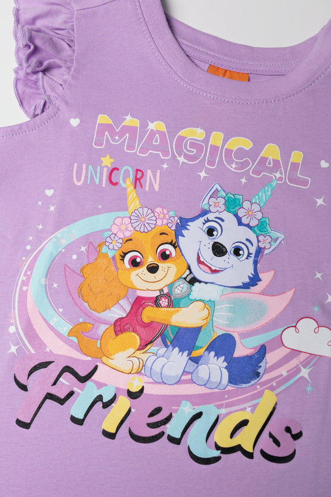 Paw Patrol Short Pyjamas Set Lilac
