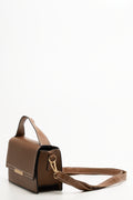 Top Handle Messenger Bag Tan (1)