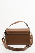 Top Handle Messenger Bag Tan (2)