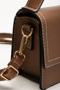 Top Handle Messenger Bag Tan (4)
