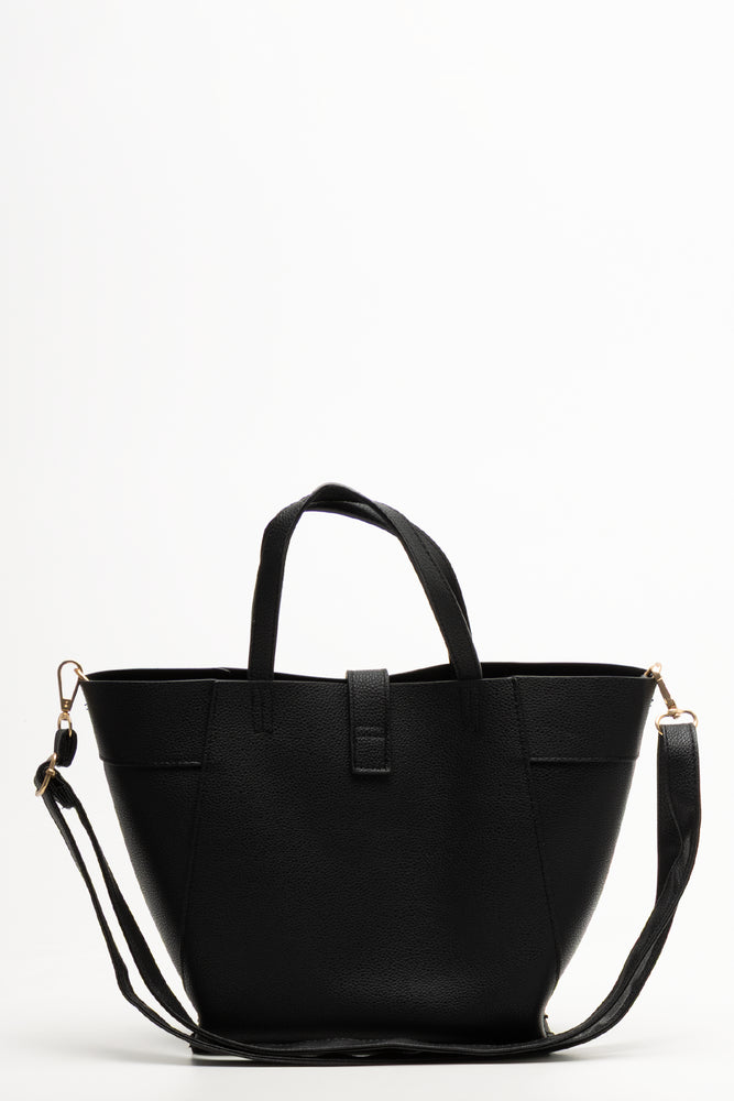 Mini Tote Handbag Black (2)
