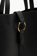 Mini Tote Handbag Black (3)