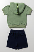 2 Piece Dino Set Green And Navy (4)