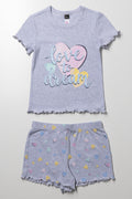 Shorts Pyjama Set Grey