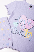 Shorts Pyjama Set Grey (1)
