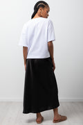 Satin Skirt Black (2)