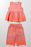 Embroidered Set Pink