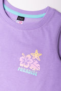 Short Sleeve T-Shirt Purple (1)
