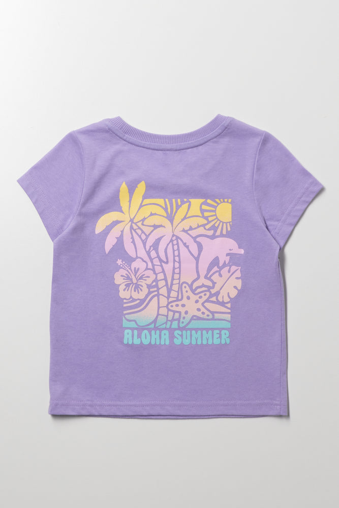 Short Sleeve T-Shirt Purple (2)