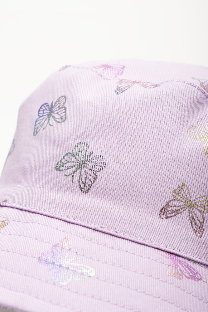 Bucket Hat And Sunglasses Set Purple (1)