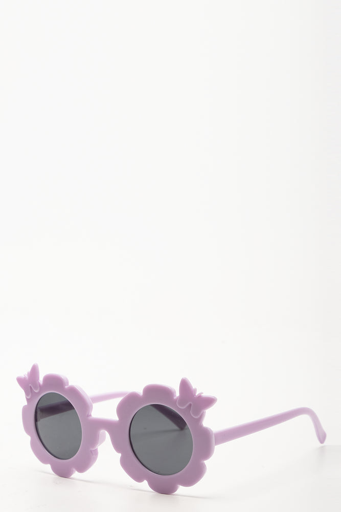 Bucket Hat And Sunglasses Set Purple (2)