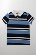 Stripe Golfer Blue