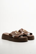 Platform Sandals Brown