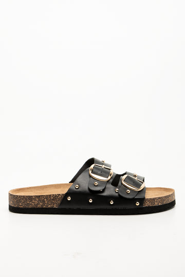 Studded Sandals Black