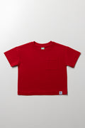 Boxy Short Sleeve T-Shirt Red