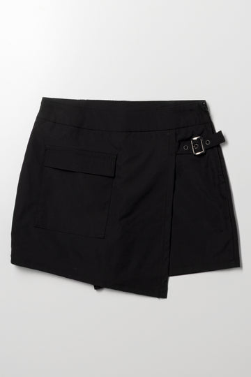 Cargo Skort Black