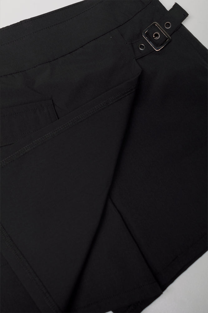 Cargo Skort Black