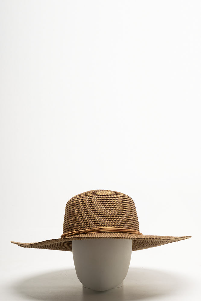 Wide Brim Hat Brown