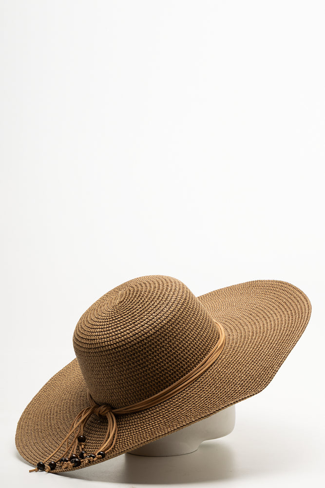 Wide Brim Hat Brown
