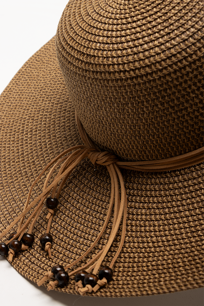 Wide Brim Hat Brown (2)