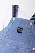 Dungaree Set Light Blue (1)