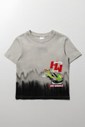 Hot Wheels Dip Dye Short Sleeve T-Shirt Grey