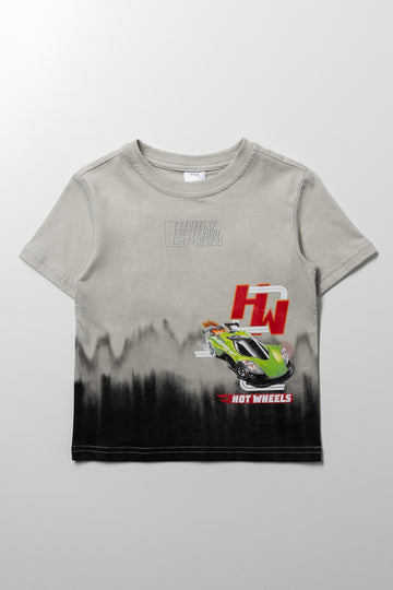 Hot Wheels Dip Dye Short Sleeve T-Shirt Grey