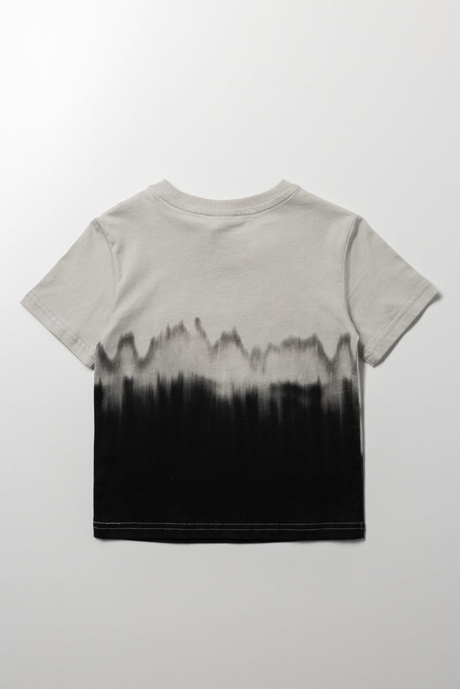 Hot Wheels Dip Dye Short Sleeve T-Shirt Grey (2)