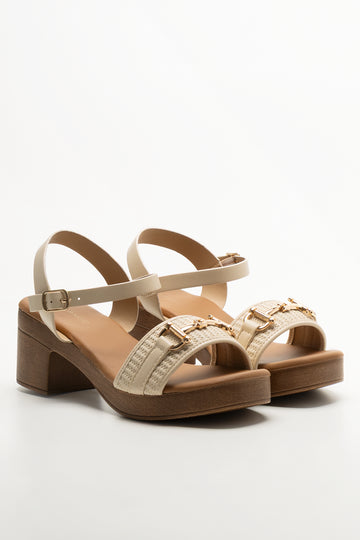 Platform Sandals Natural