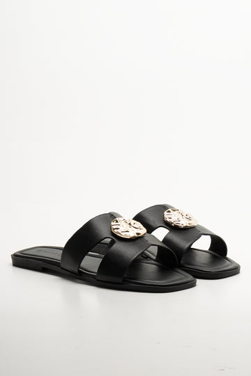 Mule Sandals Black