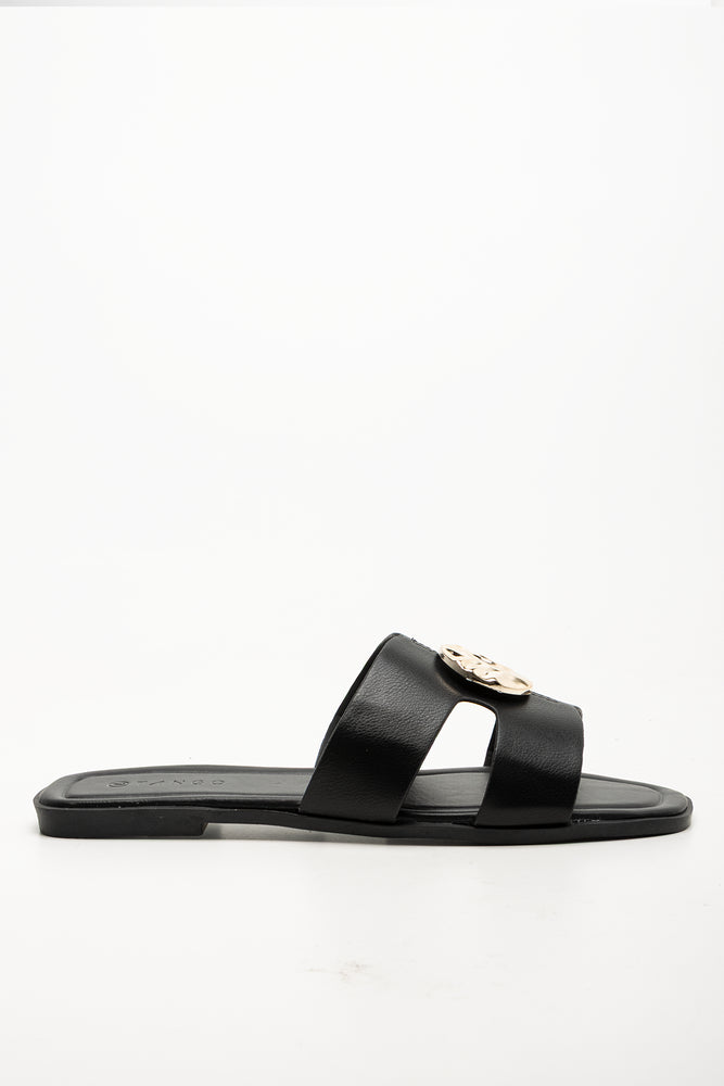 Mule Sandals Black