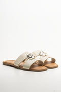 Mule Sandals Cream