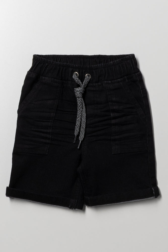 Denim Shorts Black