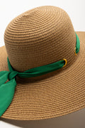 Narrow Brim Straw Hat Natural (2)
