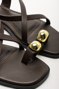 Toe Post Sandals Black (2)