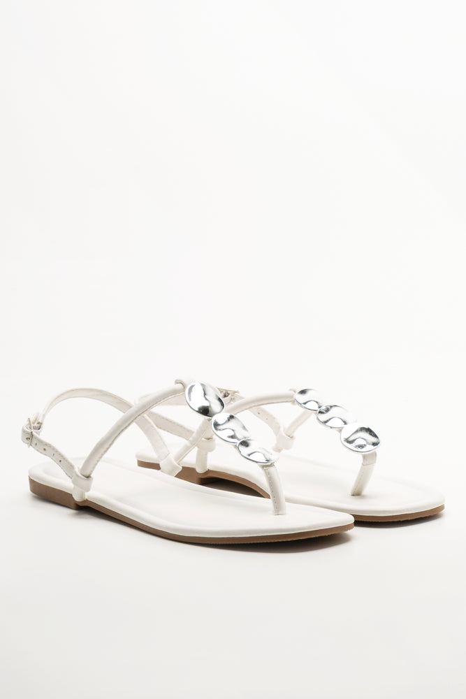 Thong Sandals White