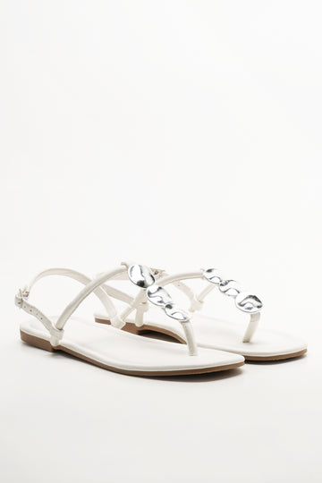 Thong Sandals White