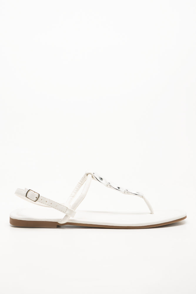 Thong Sandals White (1)