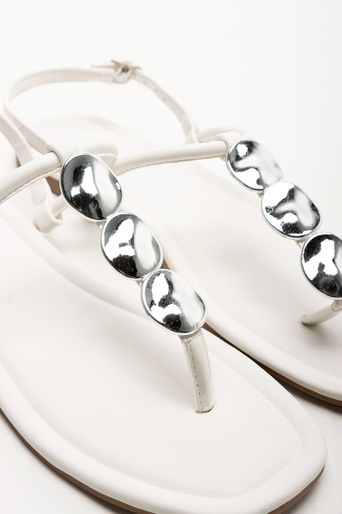 Thong Sandals White (2)