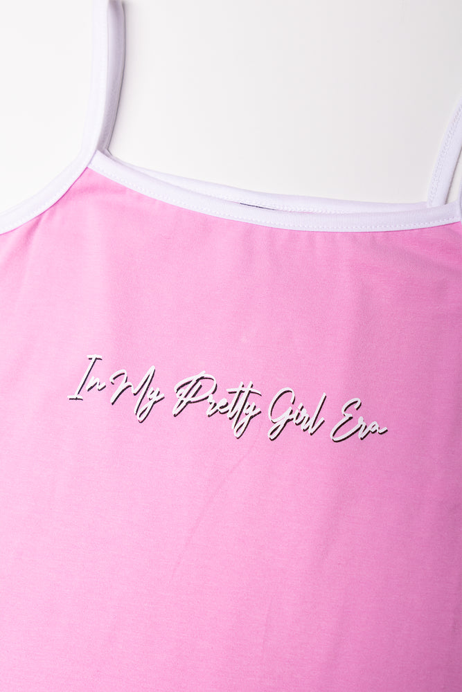 Strappy Bodycon Dress Pink