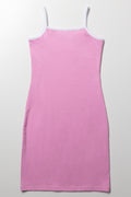 Strappy Bodycon Dress Pink (2)