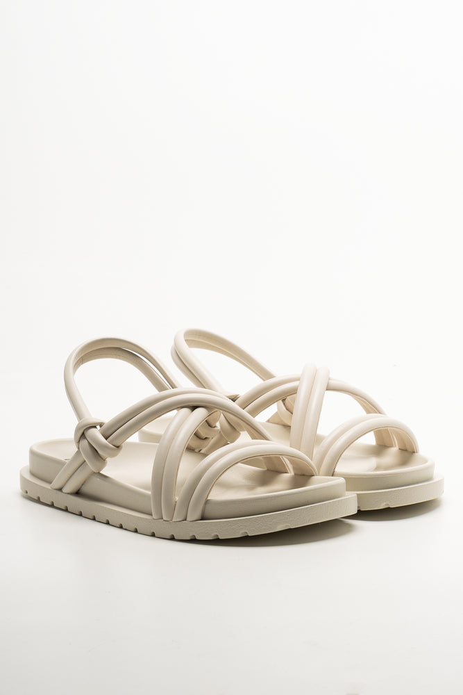 Padded Chunky Sandals White